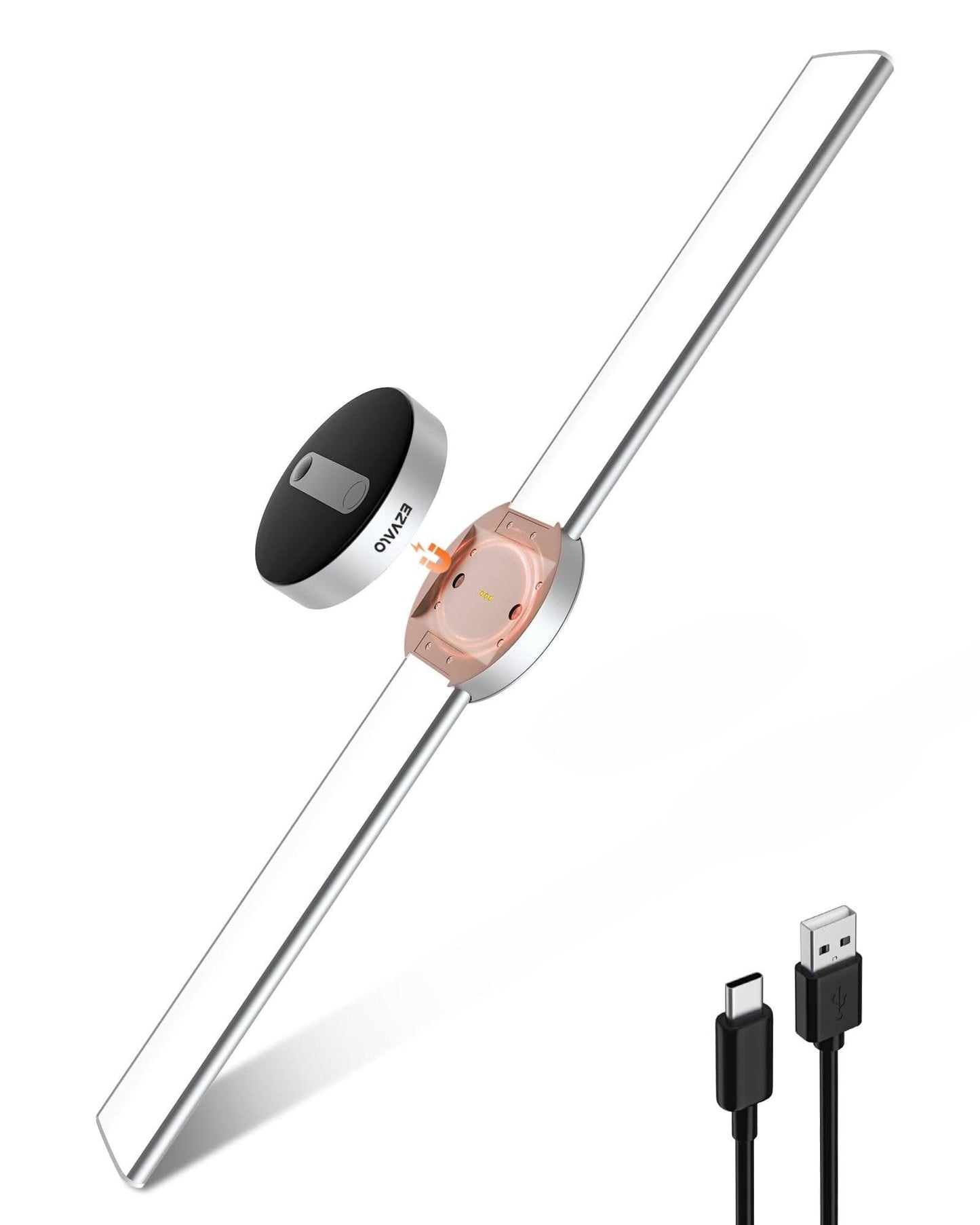 SPIRESHOP EzLumiBar Pro Motion Sensor Cabinet Light Rechargeable, hand-sweep dimming, 3 modes
