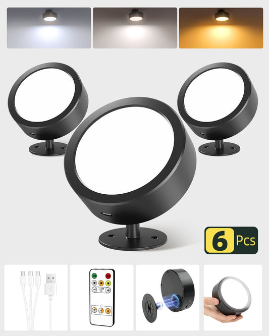 ShopSpire 360°Rotation  Remote and Touch Control LED Wall Mounted Lights