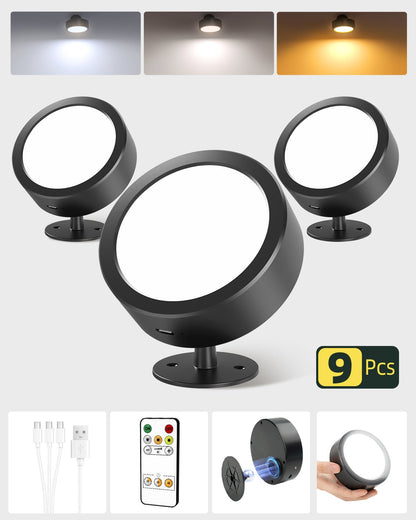 ShopSpire 360°Rotation  Remote and Touch Control LED Wall Mounted Lights