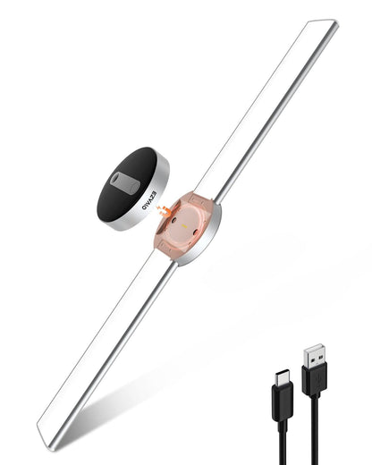 SPIRESHOP EzLumiBar Pro Motion Sensor Cabinet Light Rechargeable, hand-sweep dimming, 3 modes