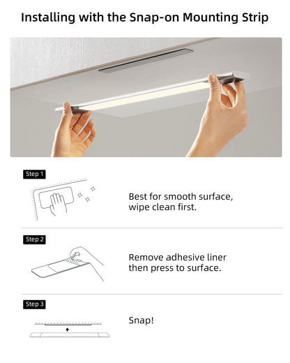 ShopSpire 20" Rechargeable Motion Sensor Cabinet Battery Powered  Led Light