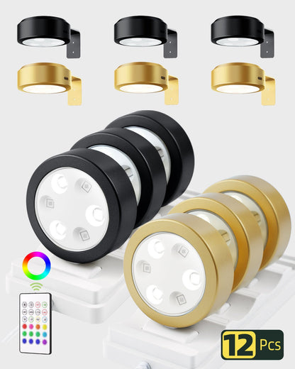 SPIRESHOP RGB Picture Lights for Wall with Charging Station